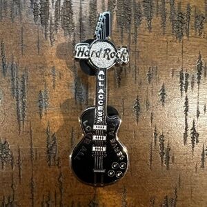 Hard Rock Staff All Access Black Guitar Enamel Pin